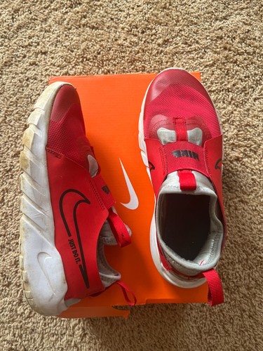 Boys NIKE Flex Runner 2.0 red sneakers size 6