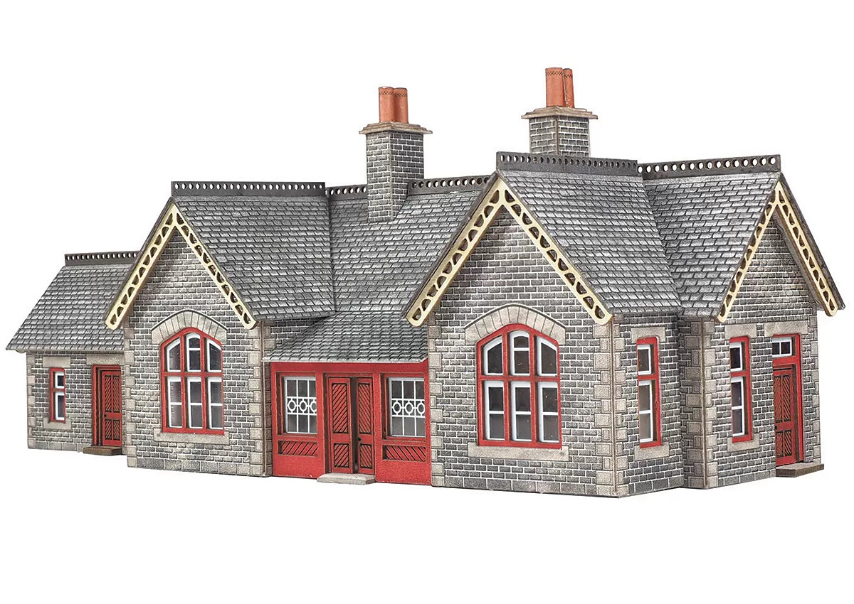 Metcalfe PN933 N Gauge Settle & Carlisle Railway Station Card Kit