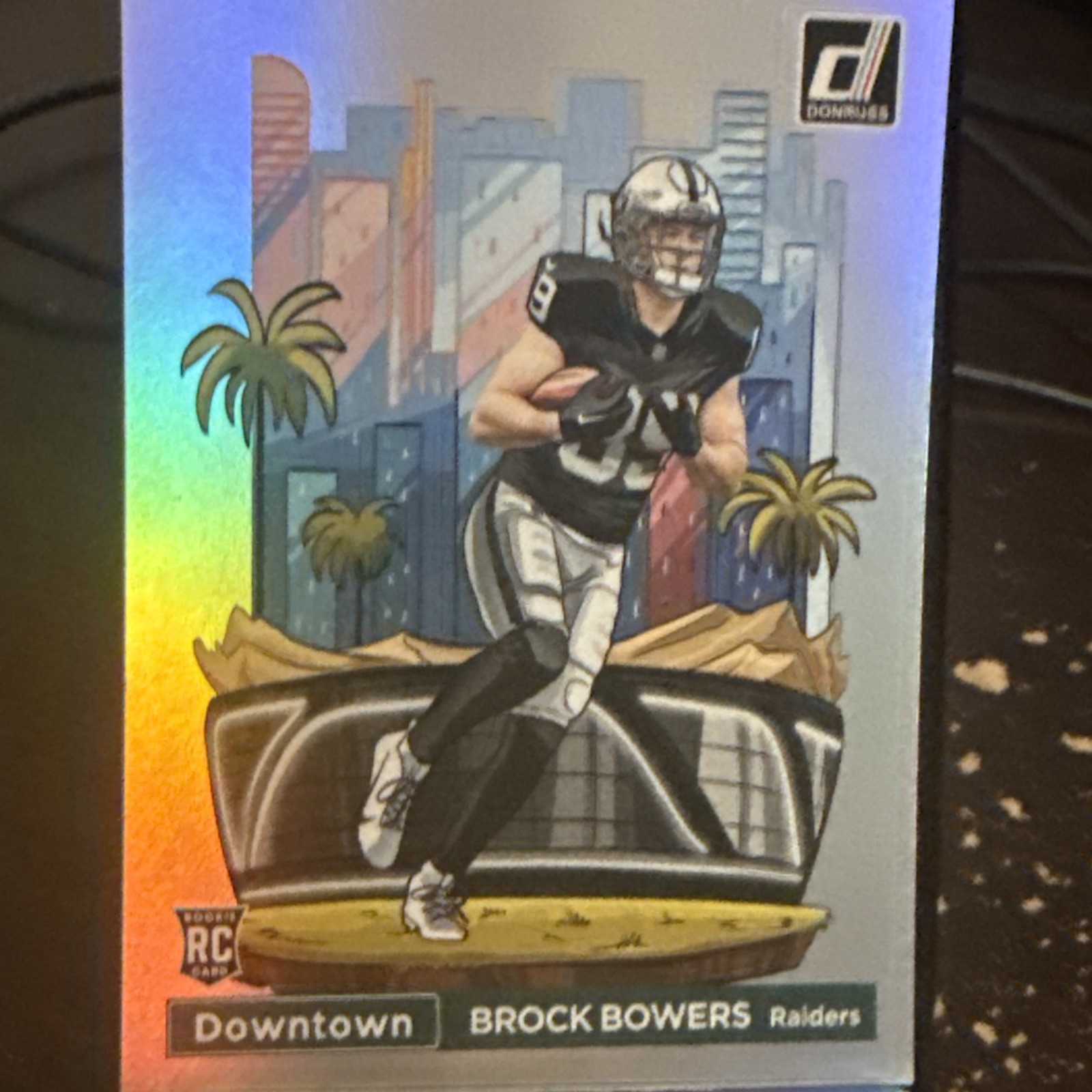 2024 Panini Donruss Optic - Downtown! Brock Bowers #17 (RC)