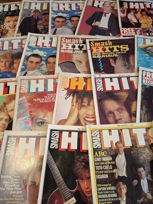 20 x Vintage SMASH HITS Magazines 1982 ALL COMPLETE Bananarama Duran Depeche