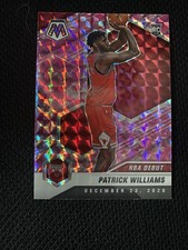 2020-21 Panini Mosaic - NBA Debut Patrick Williams #267 Pink Camo Mosaic...