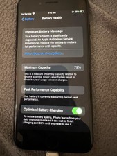 Apple iPhone 7 32GB Black Unlocked SIM-Free 79% Battery Health Ok Condition