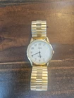 Vintage TIMEX INDIGLO Gold Tone EASY READER Men’s Watch Working SPEIDEL BAND