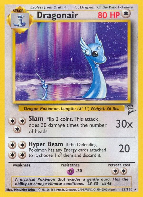 Dragonair Rare Base Set 2 022/130 LP