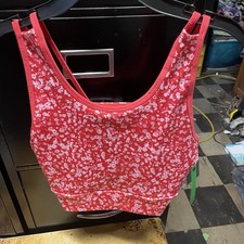 Girls Athletic Works Sports Bra Red In Color Size Xxl 18