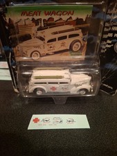 CUSTOM 1/64 HO SLOT CAR  DECAL-MEAT WAGON AMBULANCE 