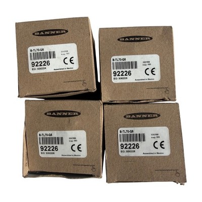 LOT OF 4 Banner Engineering B-TL70-Q5 Tower Light Segment 70mm 4-Pin QD New