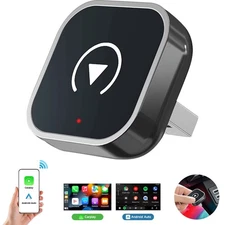 2-in-1 Wireless Apple CarPlay / Android Auto Adapter USB Plug & Play Dongle NEW