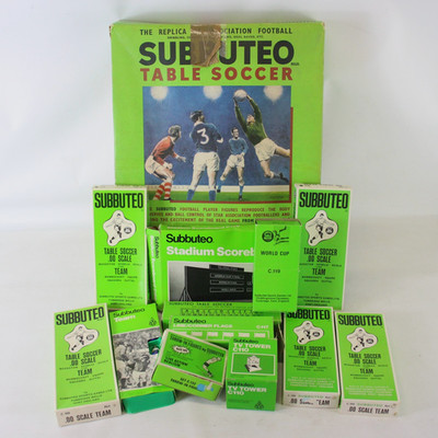 VINTAGE SUBBUTEO GAME PLUS ACCESORIES