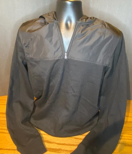 Giacca Michael Kors foderata con cappuccio nera taglia Medium