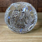 Vtg Waterford Crystal Times Square 2001 Hope for Abundance Paperweight Signed