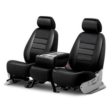 For Dodge Ram 1500 06-08 Fia Leatherlite Series 1st Row Black Seat Covers