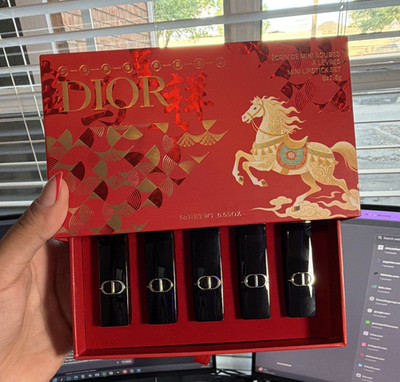 Dior Rouge Dior/ 5-Piece Velvet Lipstick Set/ Red Shades/ 2026
