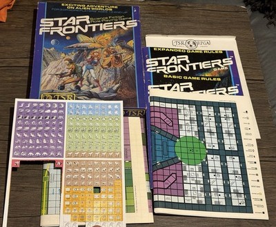 STAR FRONTIERS RPG  (1980) TSR 7007 Complete Original Box Set, D&D Era Classic