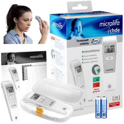 Microlife kontaktloses medizinisches Thermometer NC 150 + Batteriefach