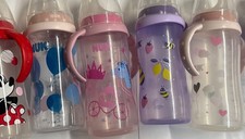 6pack nuk Assorted Baby Girl 9oz Bottles And Learner Cup