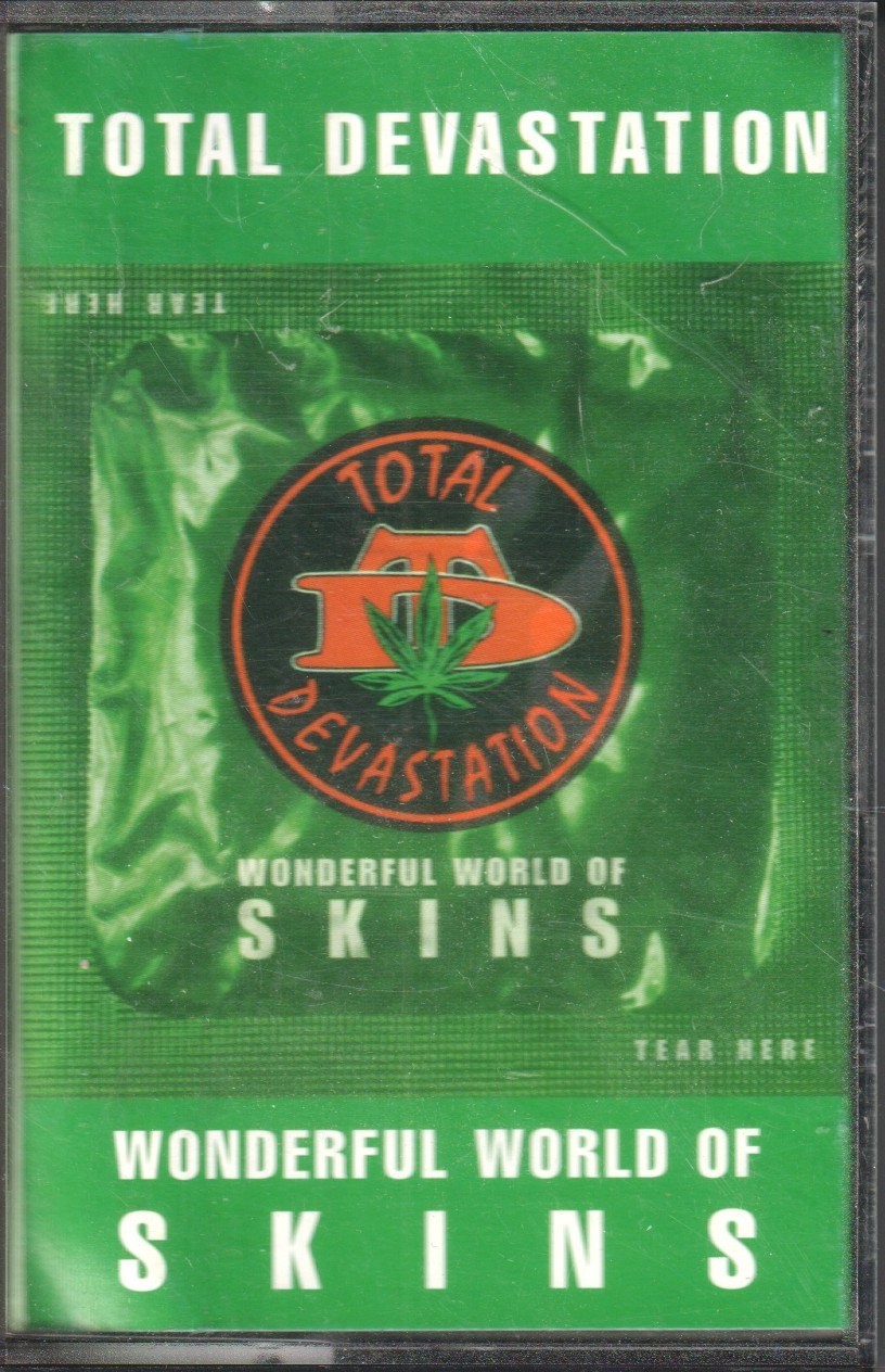 Total Devastation Wonderful World of Skins cassette UK Arista 1994 cassette