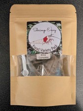 Shrimp Envy - 5in1 Shrimp Food Sampler Pack Natural Healthy Growth Molt Color