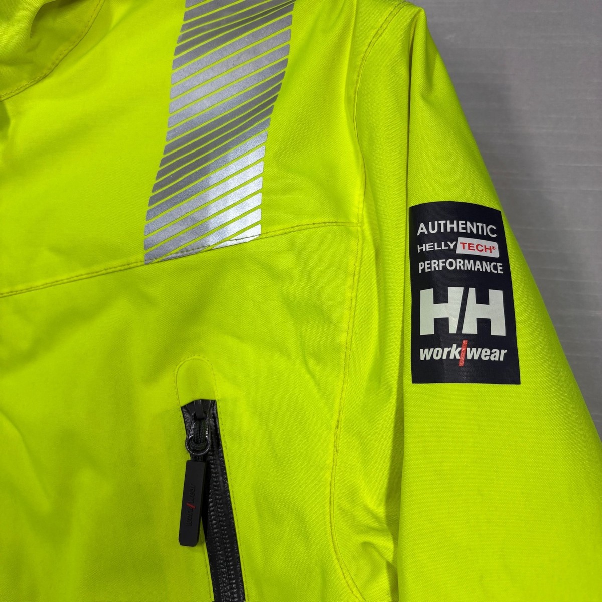 Helly Hansen Oslo H2 Flow Cis Parka Jacket Coat Men Med Yellow