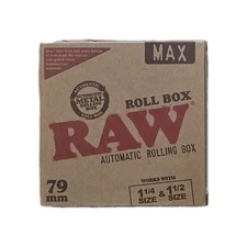 RAW 79mm Automatic Metal Rolling Box MAX-Autobox -1 1/4 & 1 1/2