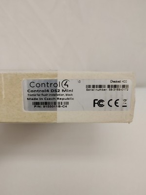 CONTROL4 9155011B-C4 FRAME ONLY for DS2 MINI  WORN BOX, UNUSED
