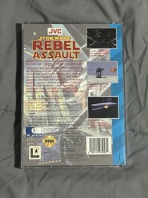Star Wars Rebel Assault Sega CD 1993 CIB Complete Case With Manual