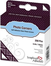 SCRAPBOOK ADHESIVES BY 3L by 3L, Polypropylene Photo Corners, Clear