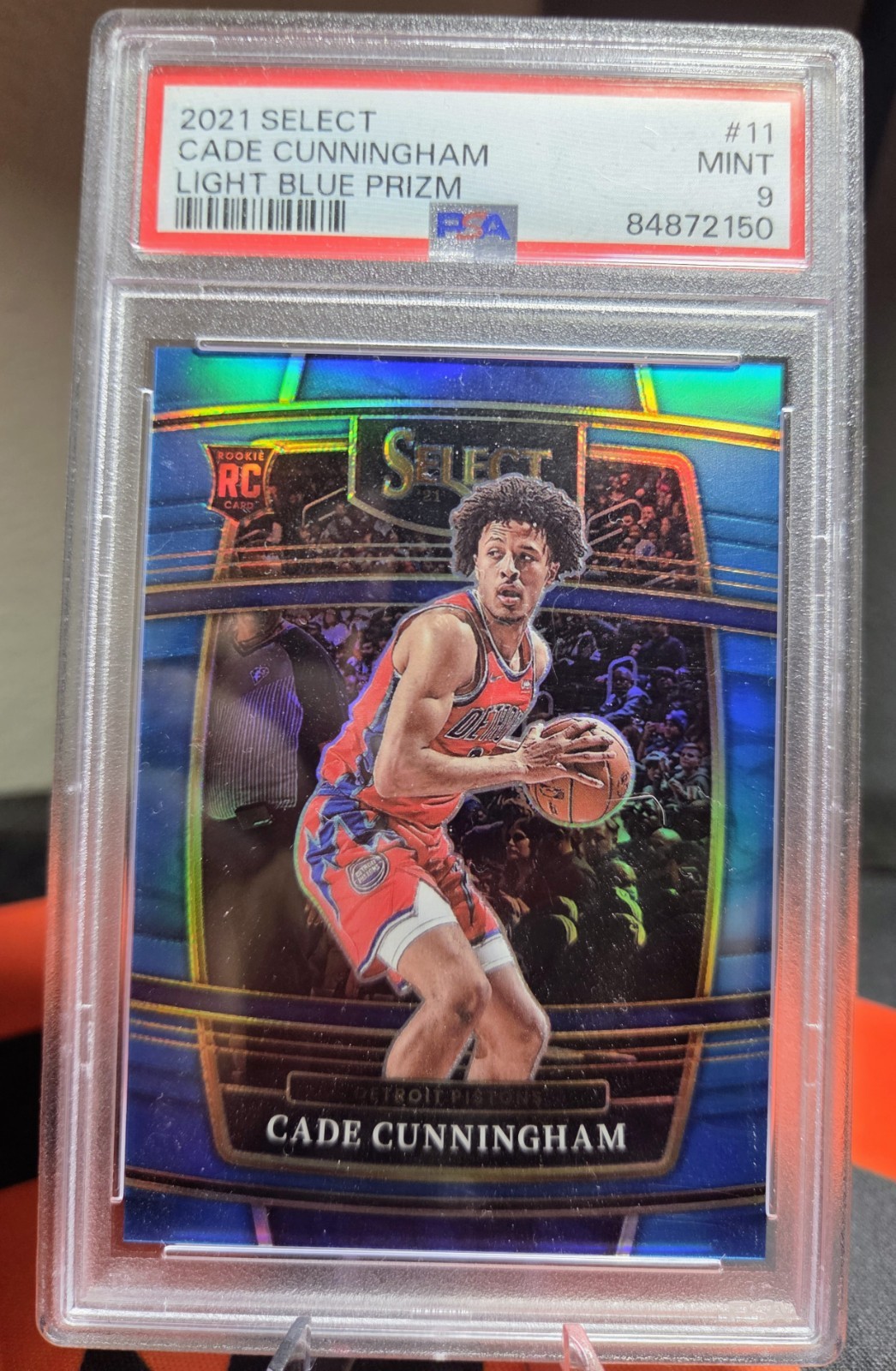 2021-22 Panini Select - Concourse Cade Cunningham #11 Light Blue Prizm /299 (RC)