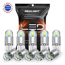 Sealight 194 Led Bulb 6000k White License Plate Light Dome T10 168 2825 W5w