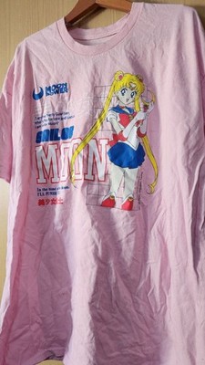 Sailor Moon Men's Officially Licensed Anime Graphic Tee Shirt White 2xl D25 New