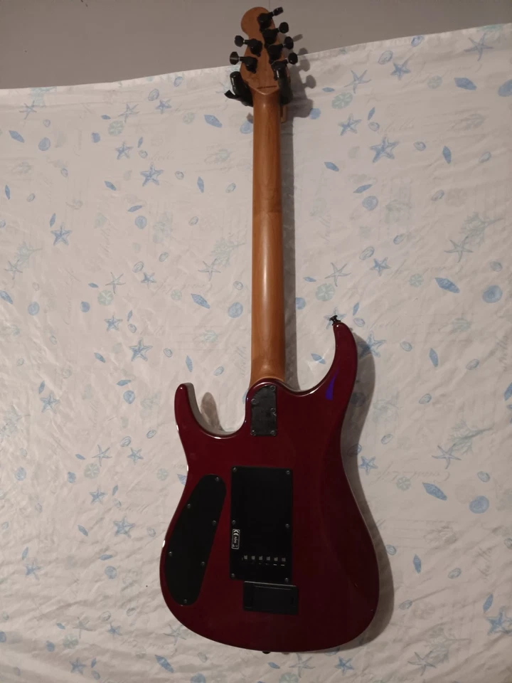 Beautiful Used 2024 Sterling By Music Man John Petrucci JP150DSM. Blood Orange - Image 3 of 4