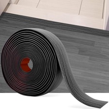 20Ft Floor Transition Strip Self Adhesive Vinyl Cover 5cm, 20Ft, Gray