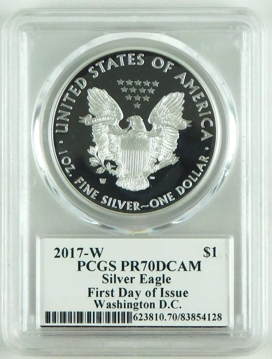 PCGS Certified PR 70 Graded 2017 Silver Bullion Coins for sale | eBay