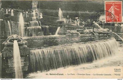 AK - 92 - Saint Cloud - Parc de Saint Cloud - La Grande Cascade - CPA