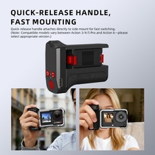 Bluetooth Street Photo Quick Release Grip Accessory For DJI OSMO ACTION 3/4/5PRO