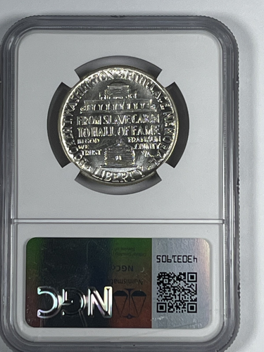1951 Booker T Washington Commemorative Half Dollar : NGC MS66 - Picture 2 of 4