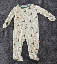 Magnetic Me Baby Newborn Sleeper Christmas Reindeer Holiday