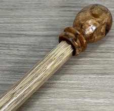 Unique Original Handmade Oak Wood Swagger Knob Walking Stick Cane 36  