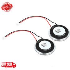 2 Pcs 2W 8 Ohm Small Speakers Metal Shell round Internal Micro Magnet Speaker wi
