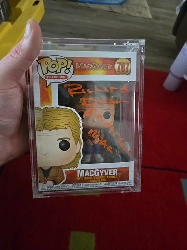 Funko POP! Television MacGyver Signed By Richard Dean Anderson/ JSA