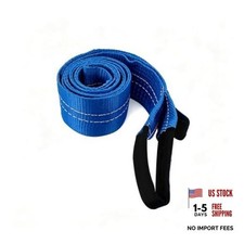 R Tree Saver Winch Strap Tow Strap 30000 Pound Capacity 3 In X 8 Ft Blue