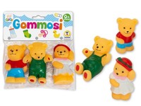 Gadget -D- Teorema: Gogo - Gommosi Orsetti 3 Pz - Busta Teorema
