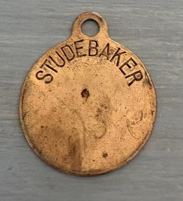 Vintage STUDEBAKER Automotive Factory Tool Check Blank Brass Tag - new!