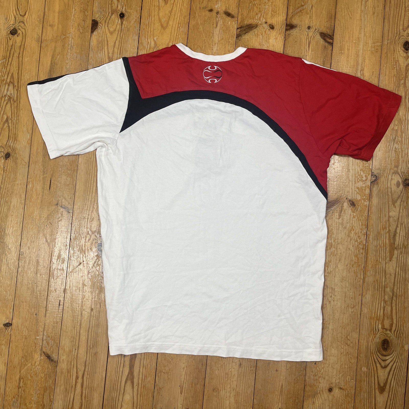 White Red Liverpool FC 2007 /08 Adidas Carlsberg Cotton T Shirt Top - Large image 2