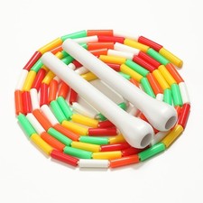 Beaded Jump Rope for Kids-Adjustable Length with Shatterproof Beads,Lightweig...