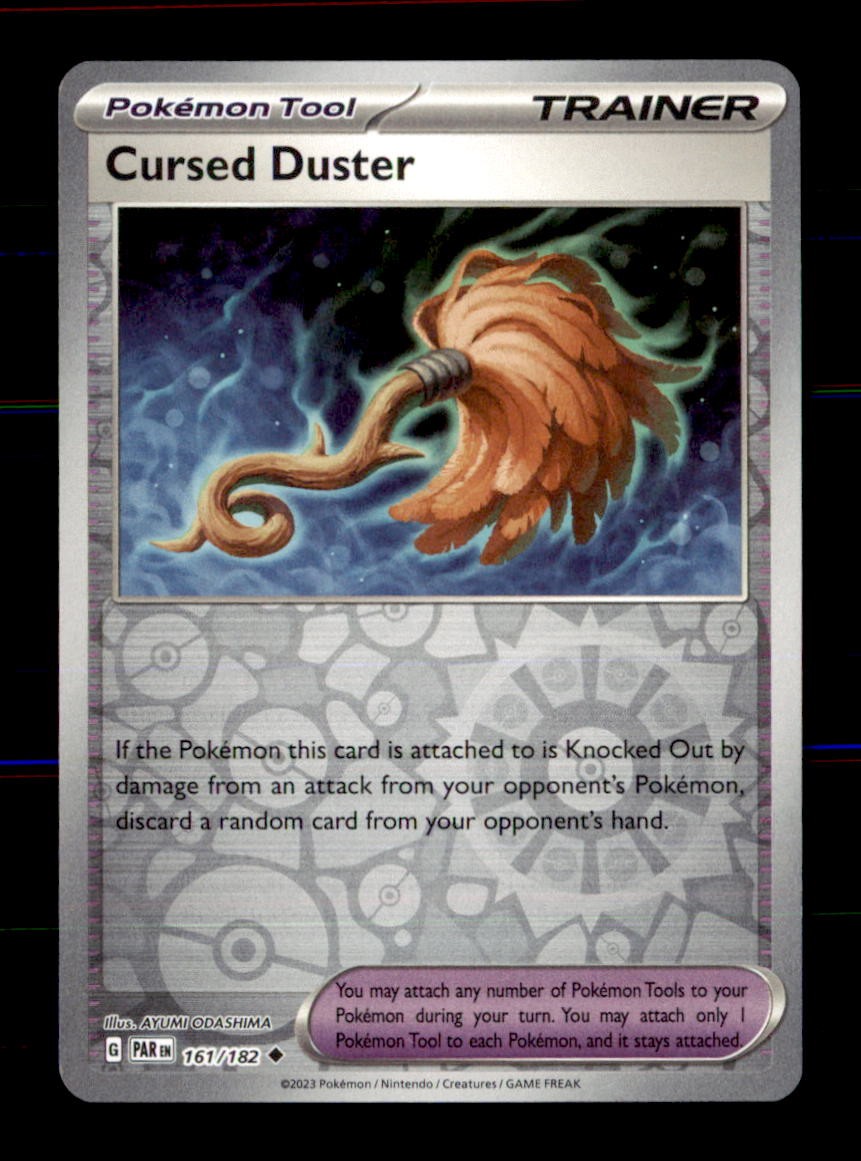 Cursed Duster 161/182 Uncommon Paradox Rift Pokemon Reverse Holo Near Mint