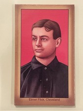 2005 Helmar Brewing Elmer Flick, Cleveland Tobacco Style Card SET BREAK