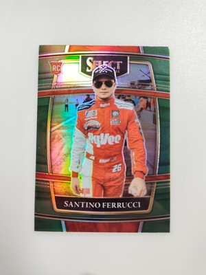 2022 Panini Select Santino Ferrucci #6 Green Prizm (RC)