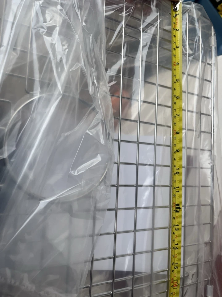 Estante de lavabo de cocina Rohl WSG6347SS Allia con pies de goma ACERO INOXIDABLE caja abierta Foto 4 de 4