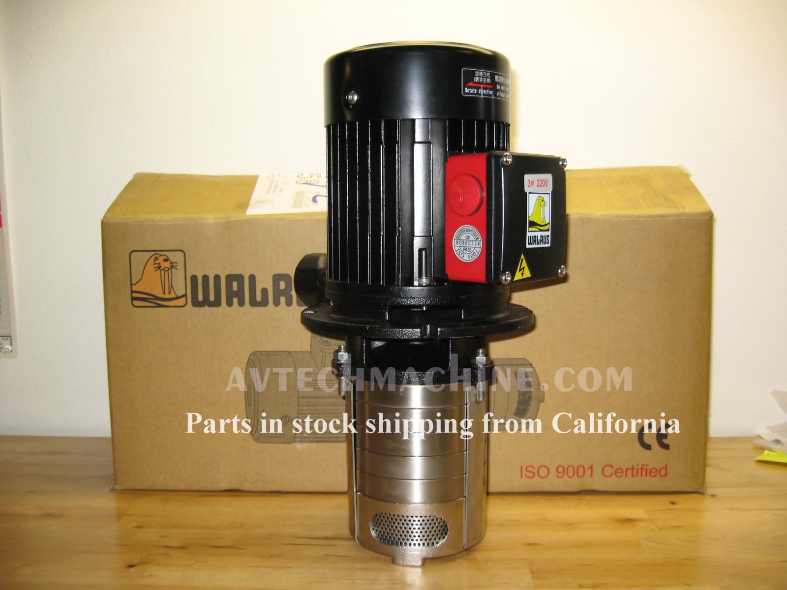 TPHK2T5-3 Walrus Multistage Immersible Coolant Pump 1/2HP 55PSI 18GPM